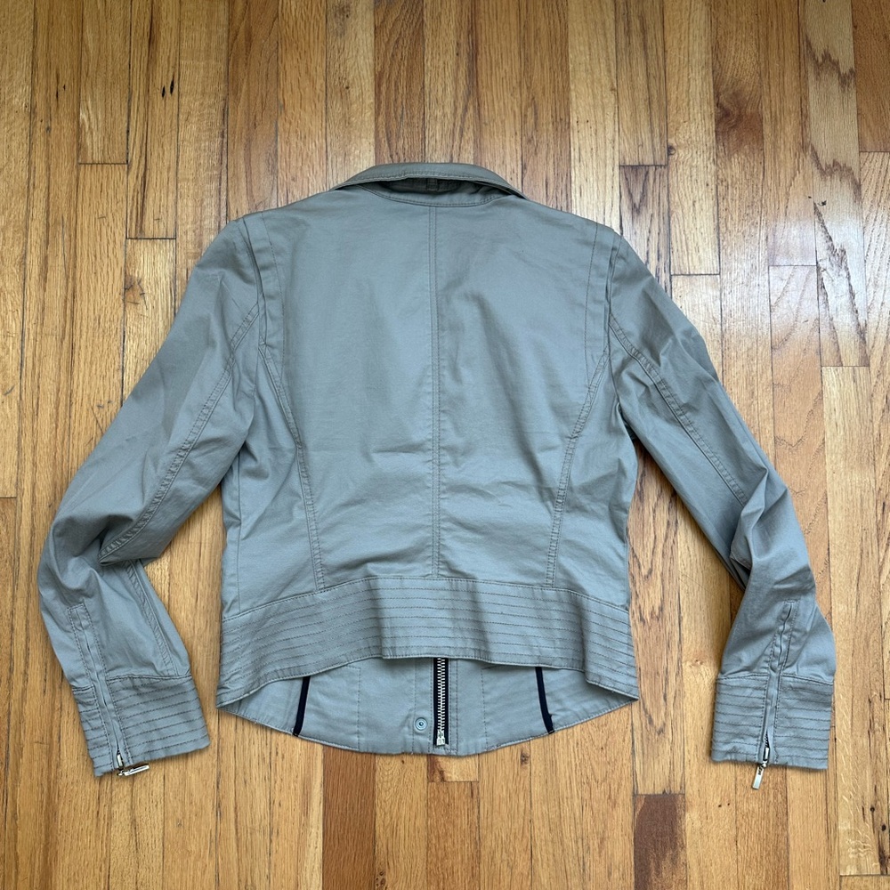 Women's White House Black Market Army Green Utility Jacket - Picture 5 of 5